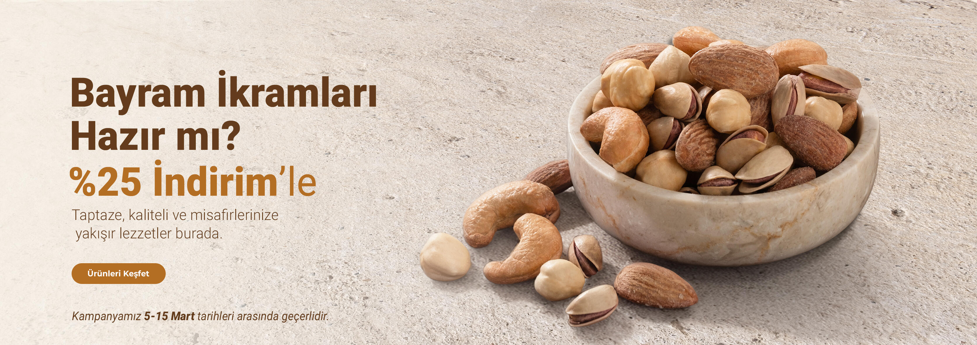 Bayram İkramları Hazır mı ? %25 İndirim'le