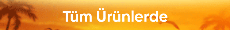 Tüm Ürünlerde Net %25 Yaz İndirimi
