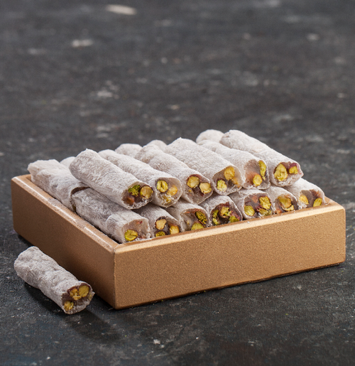 Antep Fıstıklı Fitil Lokum - 