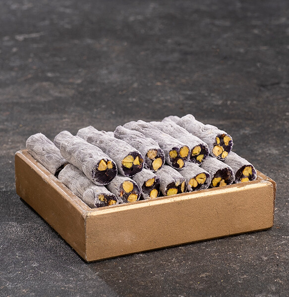 Antep Fıstıklı Karadut Aromalı Fitil Lokum - 