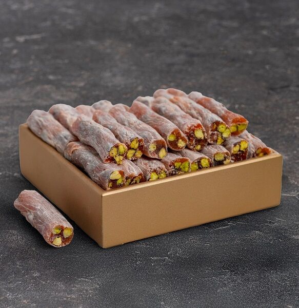 Antep Fıstıklı Portakal Aromalı Fitil Lokum - 