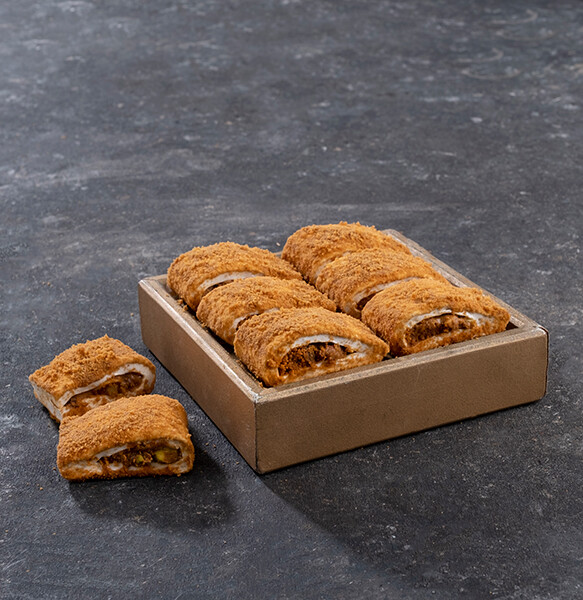 Lotus Kremalı Antep Fıstıklı Katlama Lokum - 