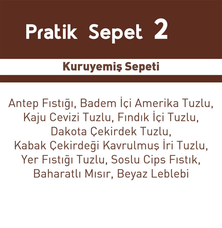 Pratik Sepet 2 - S10 - 
