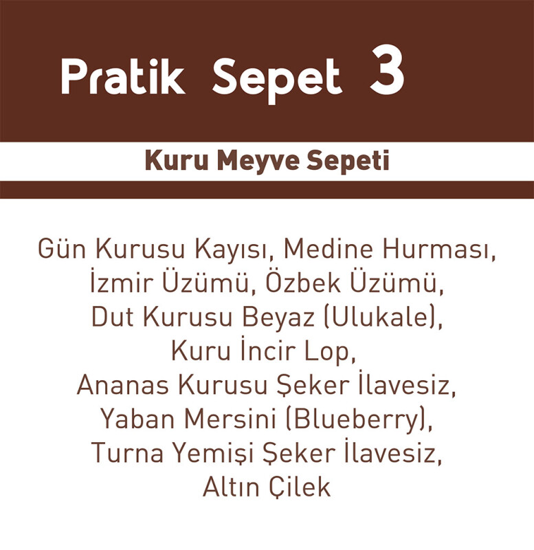Pratik Sepet 3 - S10 - 