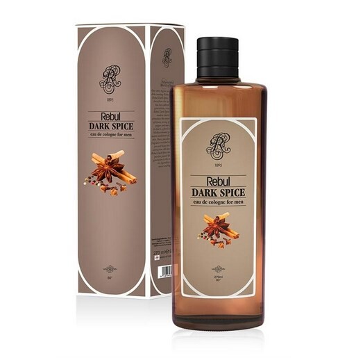Rebul Dark Spice 250 ml Kolonya Cam Şişe - 