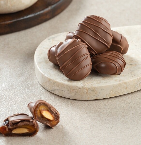 Sütlü Çikolata Kaplı Gün Kurusu Kayısı Bademli - 