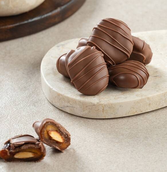 Sütlü Çikolata Kaplı Gün Kurusu Kayısı Bademli - 1