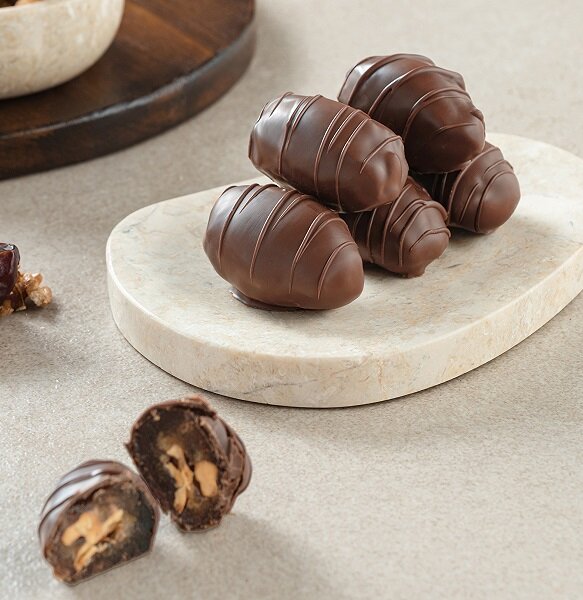 Sütlü Çikolata Kaplı Kudüs Hurması Cevizli - 